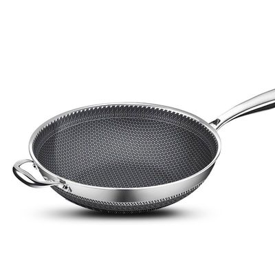 Différents modèles revêtement intérieur non adhésif sur mesure WOKS pour ustensiles de cuisine à chauffage rapide