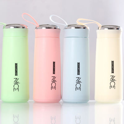 Bouteille de thé en verre de 450 ml durable avec résistance à haute température et logo personnalisé
