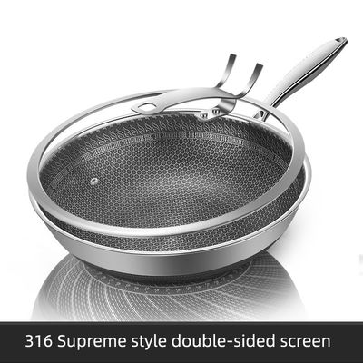 Coiffure à frire en acier inoxydable avec couvercle transparent 4 kg Capacité OEM acceptable