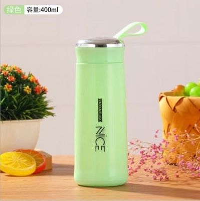 MEAS 73*37*39CM Bouteille d'eau en verre de 400 ml pratique pour la randonnée et les activités de plein air