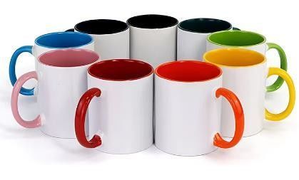 Nouveauté style de conception tasse de céramique de sublimation 11 oz personnalisé couleur tasse blanche pour les besoins B2B