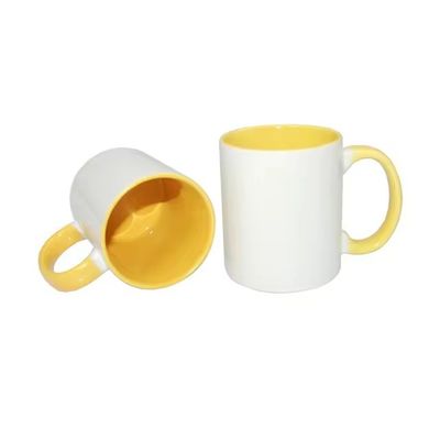 Nouveauté style de conception tasse de céramique de sublimation 11 oz personnalisé couleur tasse blanche pour les besoins B2B