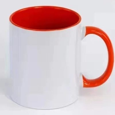 Nouveauté style de conception tasse de céramique de sublimation 11 oz personnalisé couleur tasse blanche pour les besoins B2B