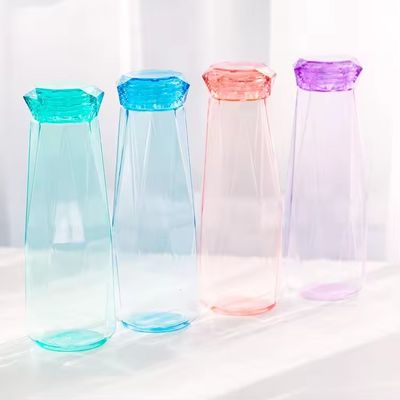 Bouteille d'eau en verre de 21,5*7,5 cm idéal pour le camping de bureau et le mode de vie actif