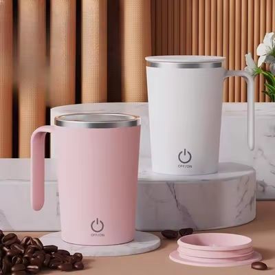 Logo personnalisé Acceptable tasse de mélange électrique pour tasse de café de remuer en acier inoxydable