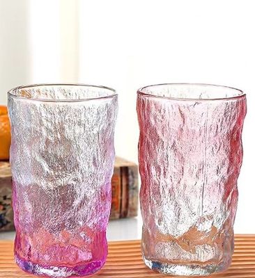 LID transparente transparente vitre en boîte créative 350ml Portable à l'épreuve des fuites couleur de l'écorce