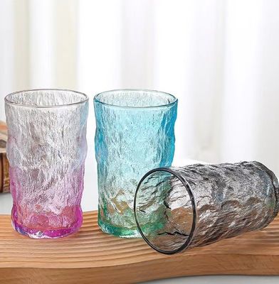 LID transparente transparente vitre en boîte créative 350ml Portable à l'épreuve des fuites couleur de l'écorce