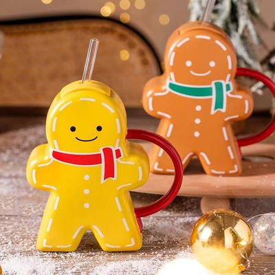 16 oz de dessins animés Cute céramique de Noël pain d'épice tasse de café parfait pour la saison des fêtes