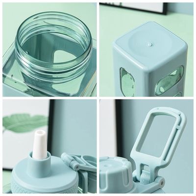 Bouteille d'eau de sport sans BPA de grande capacité de 700 ml pour la motivation et l'hydratation au gymnase