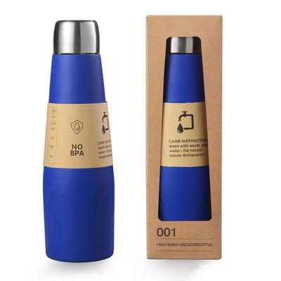 Bouteille d'eau sous vide en acier inoxydable 304