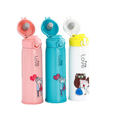 500 ml Bouteille d'eau en verre de grande capacité Portable boisson droite tasse cadeau rebondissant