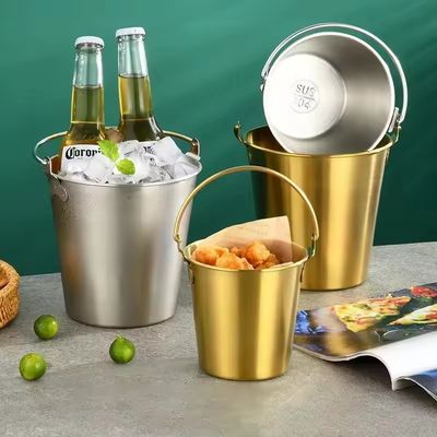 Chiller à glace en acier inoxydable de style américain pour boissons de fête pour vin et bière