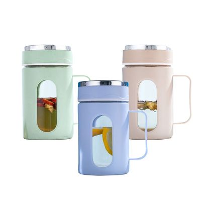 Logo personnalisé Bouteilles en verre à double couche pour le café, le lait, le thé et plus Capacité 500ml