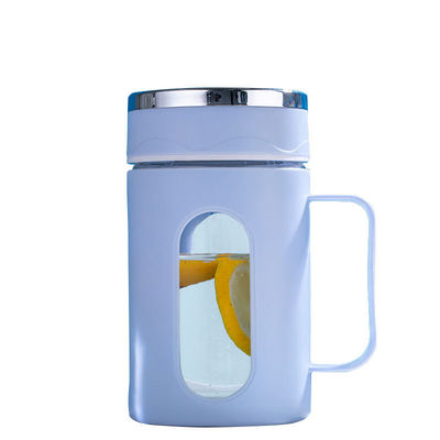 Logo personnalisé Bouteilles en verre à double couche pour le café, le lait, le thé et plus Capacité 500ml