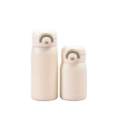 350 ml Capacité Couleur 304 Thermos en acier inoxydable Bouteille d'eau avec tasse droite