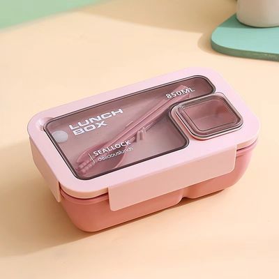 Boîte de déjeuner en plastique portable et réutilisable pour tous les enfants