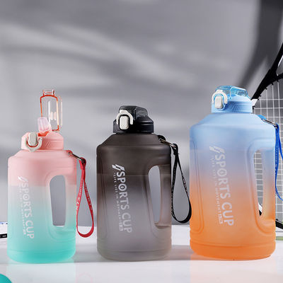 Bouteille d'eau sportive de gymnase sans BPA de grande capacité