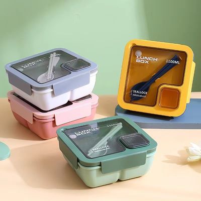 Boîte de déjeuner en plastique Bento écologique pour enfants 60*49*52CM/18.8KG/72PCS