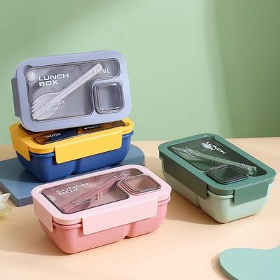 Boîte de déjeuner en plastique Bento écologique pour enfants 60*49*52CM/18.8KG/72PCS