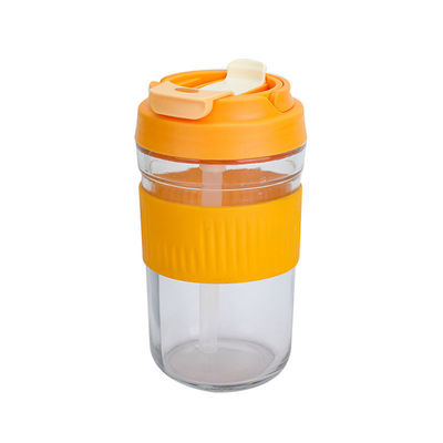 400 ml/550 ml tasses de café portables tasse de café réutilisable avec couvercle et paille 2024 Design