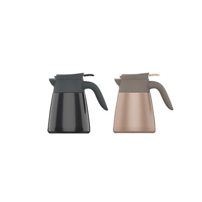 Conception portable bouilloire thermos de grande capacité 304 en acier inoxydable bouteille à vide café avec poignée