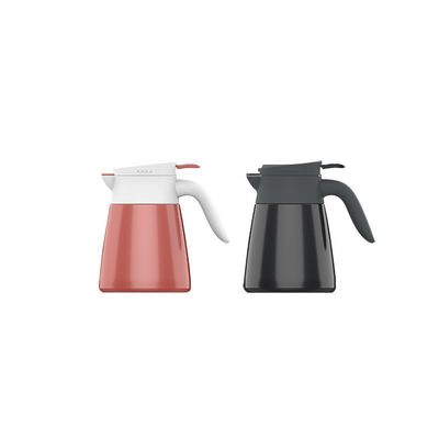 Capacité élevée bouilloire électrique durable en acier inoxydable rouge corallien et double paroi