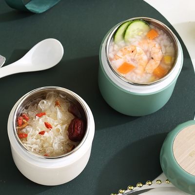 Mini bouteille à vide en acier inoxydable avec autocollants 3D Gardez votre soupe et votre lait chauds