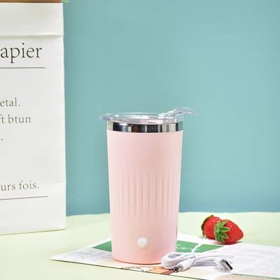 Coupe de café paresseuse électrique automatique auto-remuer Tumbler tasse de mélange en acier inoxydable 500ml