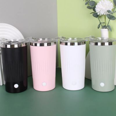 Coupe de café paresseuse électrique automatique auto-remuer Tumbler tasse de mélange en acier inoxydable 500ml