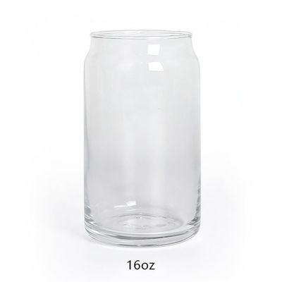 16OZ Bouteilles réutilisables en verre à l'épreuve des fuites avec couvercle et pailles de bambou 210g pour le bénéfice du client