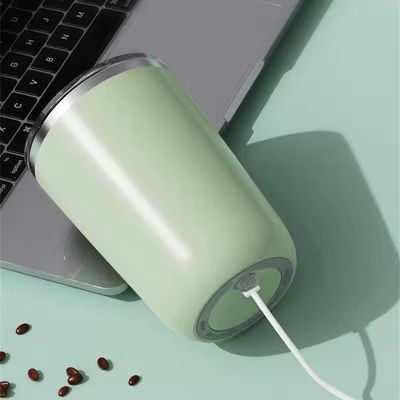 Design créatif Magnétique auto-remuer mélange tasse de café 350ml en acier inoxydable tasse de voyage avec couvercle