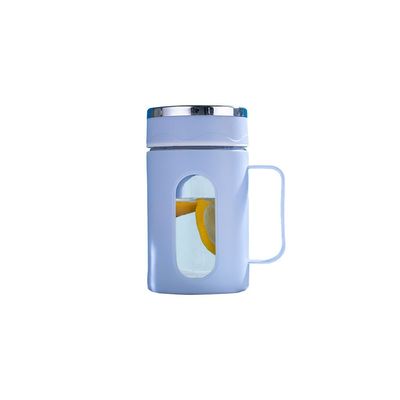 Activité en plein air et conduite autonome Voyage Bouteille d'eau en verre Conception de logo personnalisée populaire