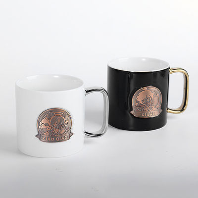 Bouteille d'eau recyclable tasse de thé faite à la main Logo personnalisé tasses de café en porcelaine céramique vitrée