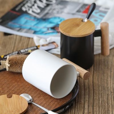 11 oz de tasse de voyage en céramique à transfert de chaleur isolée