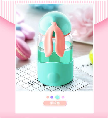 340 ml d' isolation thermique personnalisée oreille de lapin mignonne bouteille d'eau en verre pour unisexe en extérieur