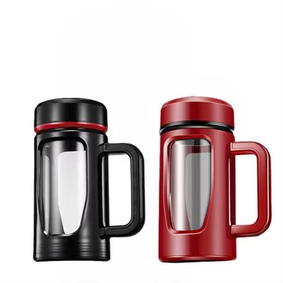 Style de conception classique infuseur de thé à double paroi incassable bouteille d'eau pour un voyage facile