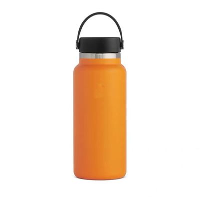 Bouteille d'eau en acier inoxydable à large bouche de 32 oz isolée sous vide pour les performances sportives