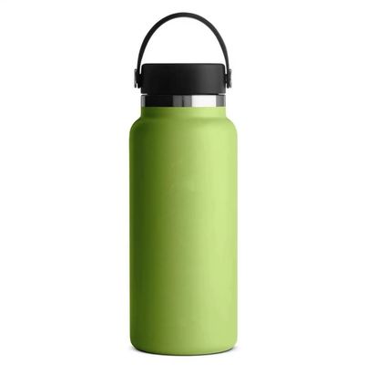 Bouteille d'eau en acier inoxydable à large bouche de 32 oz isolée sous vide pour les performances sportives