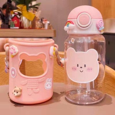 Bouteilles d'eau pour enfants en plastique réutilisables pour les voyages