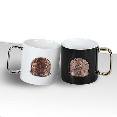 Bouteille en céramique sans déversement Sublimation Bouteille d'espresso avec poignée Voyage Go Coupe de café Voyage Tours