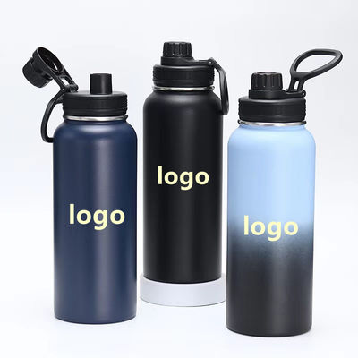 Bouteille d'eau en acier inoxydable colorée Sécurité écologique à double paroi Vacuum isolé