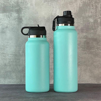 Bouteille d'eau en acier inoxydable colorée Sécurité écologique à double paroi Vacuum isolé
