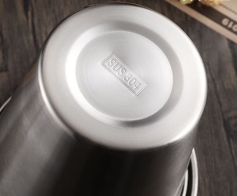 Un seau de glace en acier inoxydable 304 pour la bière et le champagne