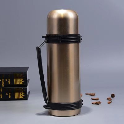 1800 ml de bouilloire de marche en acier inoxydable à vide portable pour les sports de plein air