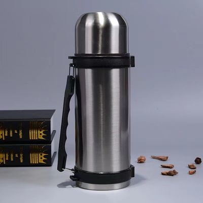 1800 ml de bouilloire de marche en acier inoxydable à vide portable pour les sports de plein air