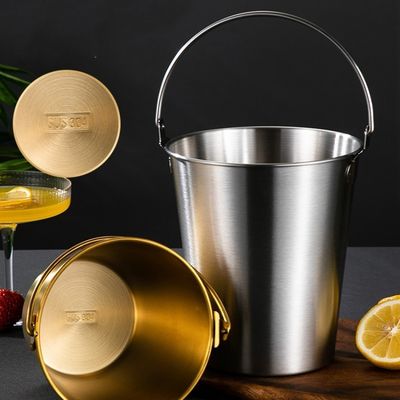 Design de style américain 304 évier de glace en acier inoxydable évier de bière avec poignée
