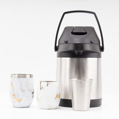 Bouteilles sous vide Thermoses Logo personnalisé Dispenser de café en acier inoxydable Airpot Bouteille thermo