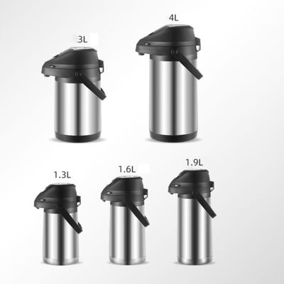 Bouteilles sous vide Thermoses Logo personnalisé Dispenser de café en acier inoxydable Airpot Bouteille thermo