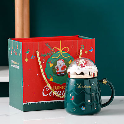 Bouteilles de Noël en céramique de grande capacité pour les cadeaux à la maison Logo personnalisé acceptable