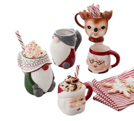 400 ml de céramique de Noël Vacation Moose tasses à café 3D Père Noël Homme de neige Design renne